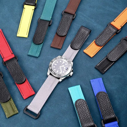 Hochwertiges Nylon-Uhrenarmband für Tudor/Omega/Rolex Daytona Water Ghost, aus Nylon-Canvas, 20 mm