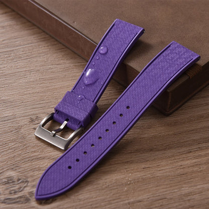 JUELONG Premium FKM Rubber Watch Strap 20mm 22mm Quick Release Watch Bands Soft Waterproof Diving Bracelet for Mosaic