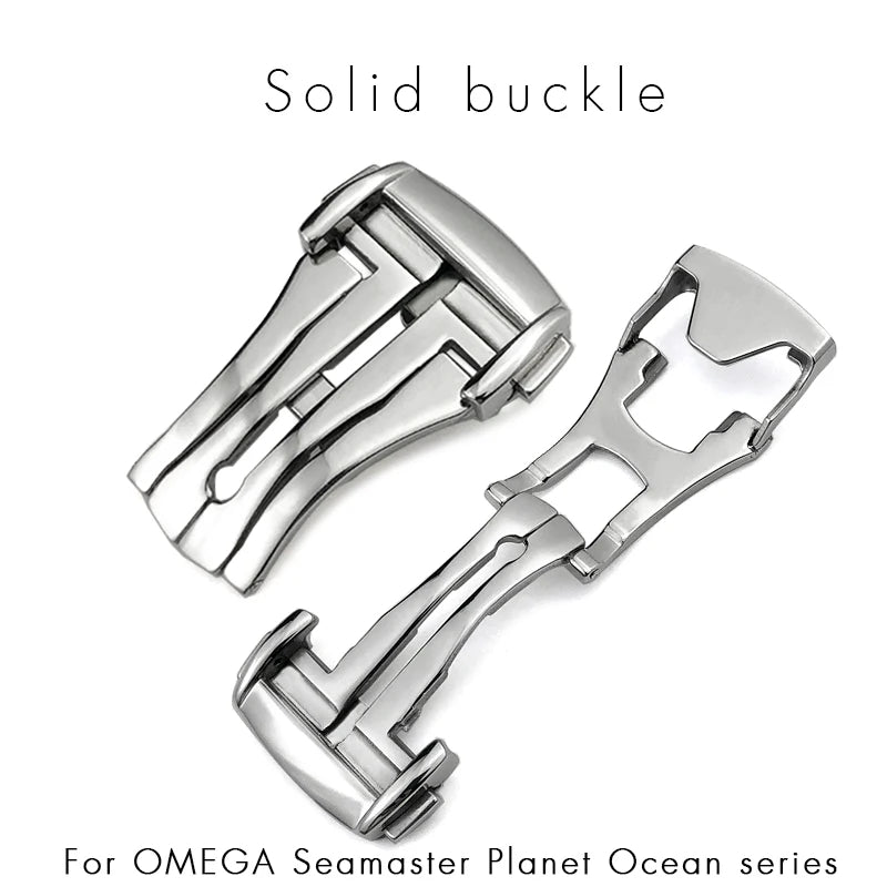 Bracelet de montre en caoutchouc et Silicone, 19mm 20mm 21mm 22mm, adapté à Omega Seamaster 300 Planet Ocean 600 AT150 Speedmaster