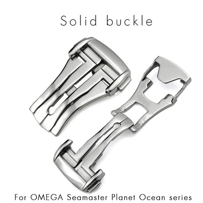 Bracelet de montre en caoutchouc et Silicone, 19mm 20mm 21mm 22mm, adapté à Omega Seamaster 300 Planet Ocean 600 AT150 Speedmaster