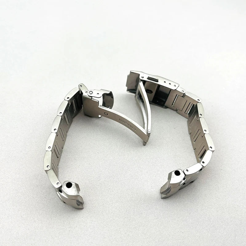 Cinturino per orologio Mod 20mm SPB185 SPB187, adatto per chiusura déployante per cassa Seiko, fibbia pieghevole, interfaccia curva