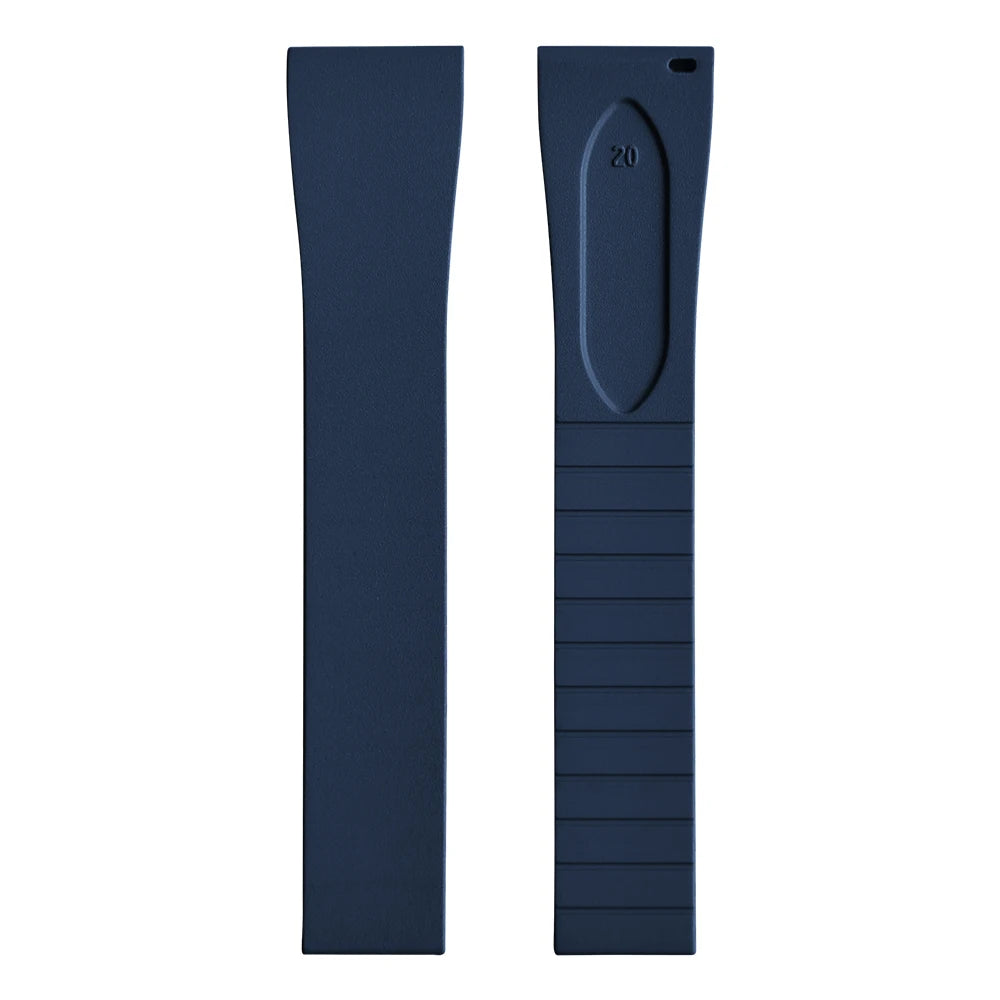 New CTS FKM watch strap 16mm 18mm 19mm 20mm 21mm 22mm quick-release butterfly clasp watch strap, CTS rubber strap for cutting to size