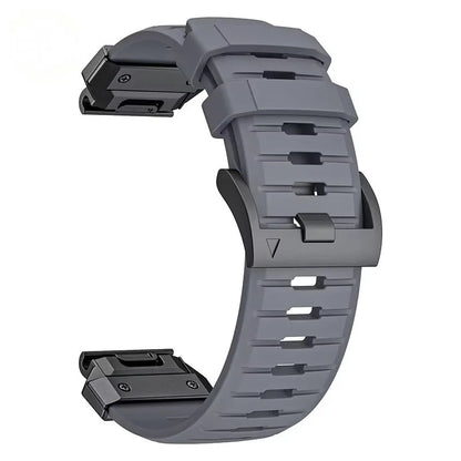 22mm 26mm FKM Fluoroelastomer Rubber Smart Watch Strap suitable for Garmin Fenix 8/7X/7 Pro/965/955 and Instinct 3 watch band