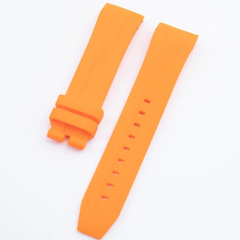 Cinturino per orologio in gomma morbida da 22 mm, per Tissot Sea Star T120, cinturino in silicone curvo, impermeabile, per immersione, fibbia a farfalla T120417A