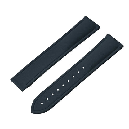 Bracelet de montre déployant de sport à motif tissé de haute qualité, 20mm 21mm 22mm, bracelet de montre en caoutchouc FKM
