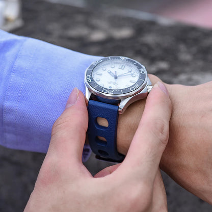 Nuovo design cinturino per orologio tropicale FPM/FKM da 20 mm e 22 mm, cinturini in gomma a sgancio rapido per orologi Omega Tudor S-Eiko, accessori