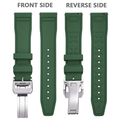 Bracelet en caoutchouc FKM 20mm 21mm 22mm pour montre IWC PILOT Portugal PORTOFINO, bracelet de plongée à libération rapide, montre connectée pour Huawei