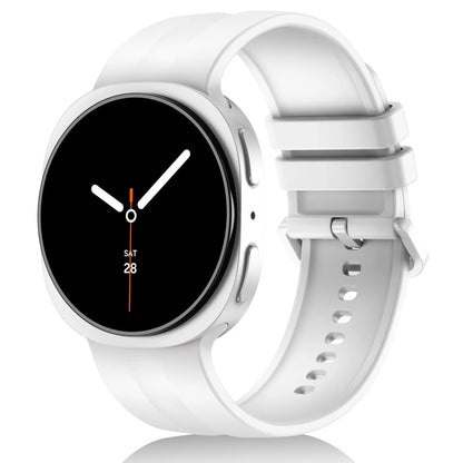 Original Silicone Strap for Samsung Galaxy Watch 9 8 44mm 40mm, Correa Band for Galaxy Watch 9 8 Classic 46mm, Accessories