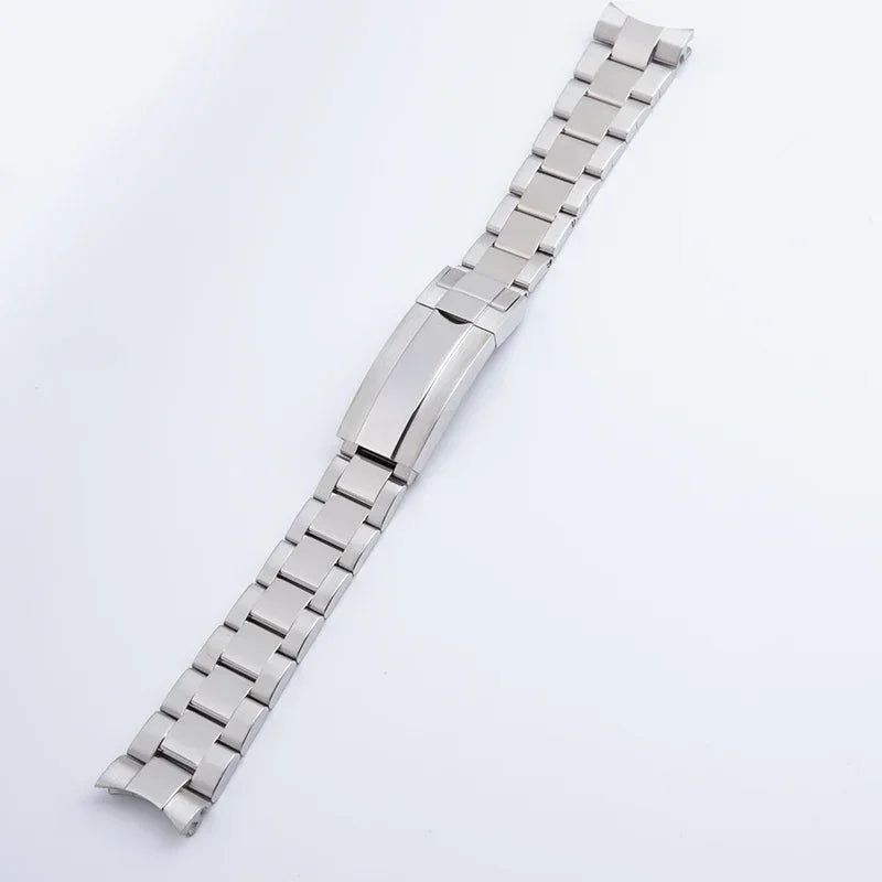 Bracelet de montre en acier inoxydable 316L de qualité 20mm, avec boucle Glidelock, pour bracelet Rolex Submariner GMT