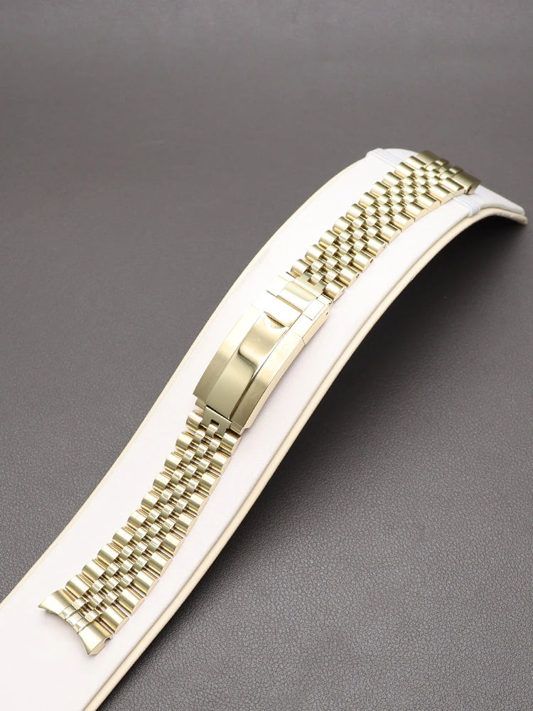 Bracciale di lusso in acciaio inossidabile, 20mm, per Datejust Air King Oyster SUB GMT, cinturino di ricambio da uomo stile Jubilee