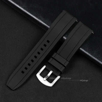 Cinturino per orologio in silicone di alta qualità, cinturino in gomma a sgancio rapido 20mm 22mm, bracciale di ricambio, accessori per donne e uomini