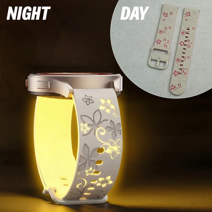 18/20/22 mm, adatti a cinturini universali Samsung luminosi incisi bicolore, compatibili con Huawei GT2/3/4/5/6