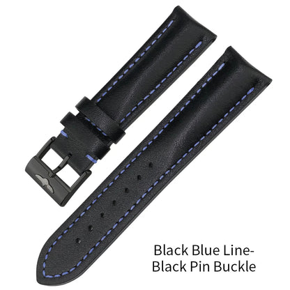 Genuine Soft Cowhide Leather Watch Strap, 22mm, 21mm, 20mm, for Breitling, for Premier Superocean Avenger Navitime World