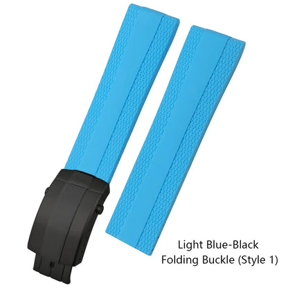 Bracelet de montre en caoutchouc souple, 20mm 21mm 22mm, adapté à Breitling Superocean Avenger Heritage, blanc, noir, Orange, outils de bracelet de montre en Silicone souple