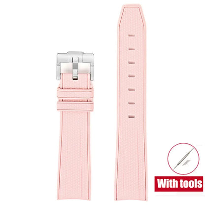 Diving Strap for Omega X Swatch, 20mm, MoonSwatch Joint, for Men and Women, Peripheral, Curved End, TPU Rubber Strap for Rolex, Watch Strap Tools