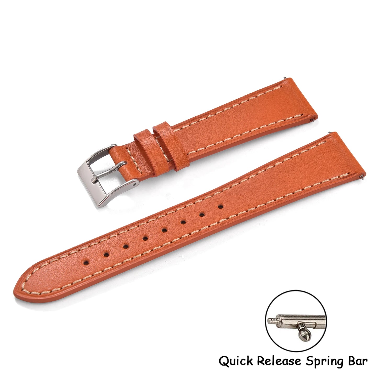 Cinturino in pelle a sgancio rapido, 18 mm, 20 mm, 22 mm, rosso, retrò, per orologi Omega, Cartier, Seiko, Tissot, DW, accessori da donna e da uomo