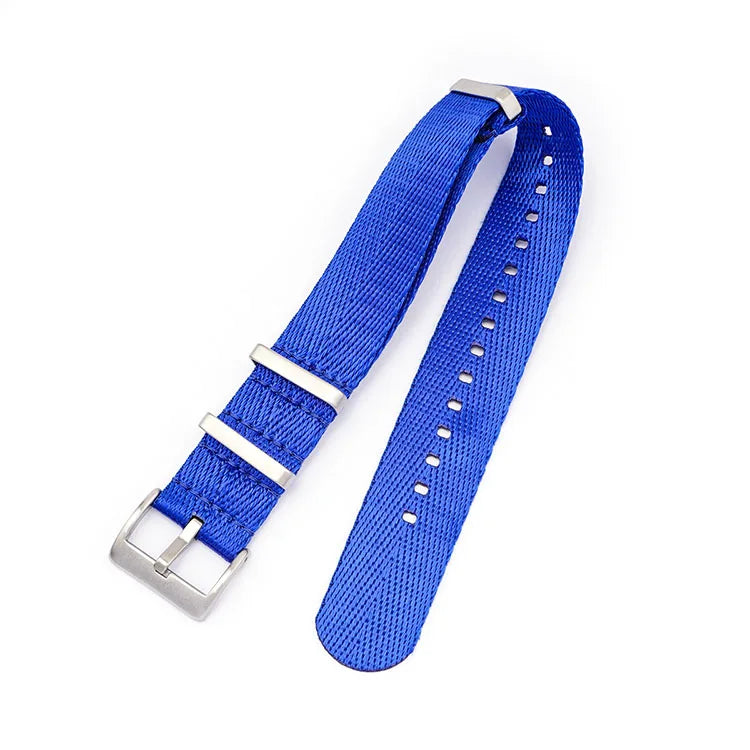 Bracelet NATO 20mm 22mm 24mm Bracelet de montre en Nylon pour Omega Seamaster 300 Bracelet de remplacement de sport de plongée noir avec ceinture