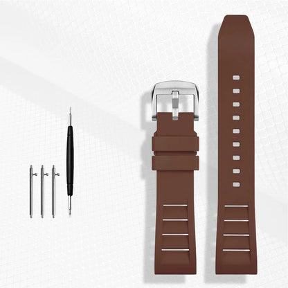 FKM bracelet de montre en caoutchouc fluoré 20mm 21mm 22mm 24mm pour breitling omega seiko casio mido bracelet de montre bracelet de montre de sport anti-poussière