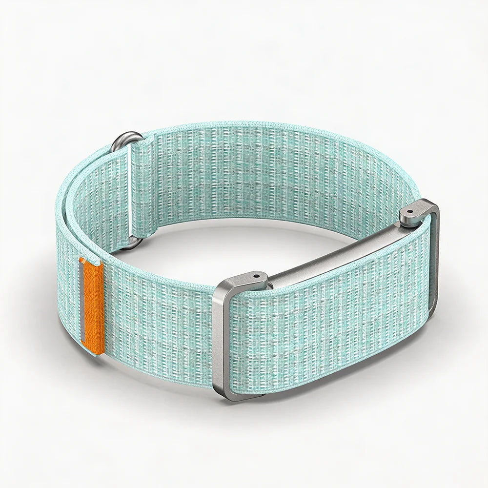 Étui de protection en métal, sangle en Nylon pour Google Fitbit Air, bracelet de remplacement ultra-mince, léger comme une plume, respirant, à dégagement rapide