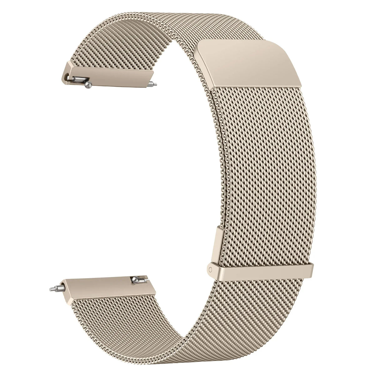 Bande magnétique milanaise 20mm pour Bracelet de musique Garmin Vivoactive 6 5 3 pour Bracelet Garmin Venu Sq 2 Plus/Forerunner 55/165/245/645