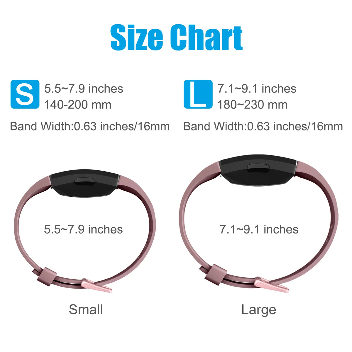 Bracelet en TPU souple pour Fitbit Inspire 1/Inspire 2/Inspire HR, Bracelet de montre pour Fitbit Inspire ACE 2, remplacement du bracelet