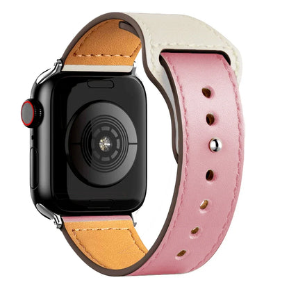 Cinturino in pelle per Apple Watch, Ultra 3, 49mm, 46mm/42mm, 41mm/45mm, 44mm, 40mm, iWatch serie 11 10 9 8 7 4 5 6 se