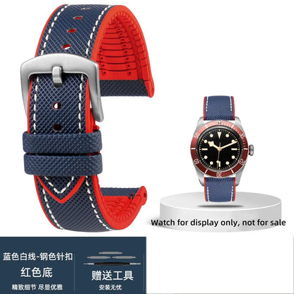 Per Casio Swordfish MDV-106 Marlin MDV106 Cinturino MDV107 MTPVD01 Cinturino in gomma Ghost Water 5374 Cinturino 22mm Cinturino sportivo