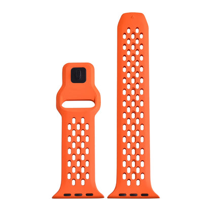 Cinturino in gomma FKM traspirante per Apple Watch, cinturino con fibbia per iWatch 9, 8, 7, 6, 5, 4, Se, Ultra 2/1, 49mm, 10mm, 46mm, 45mm, 44mm