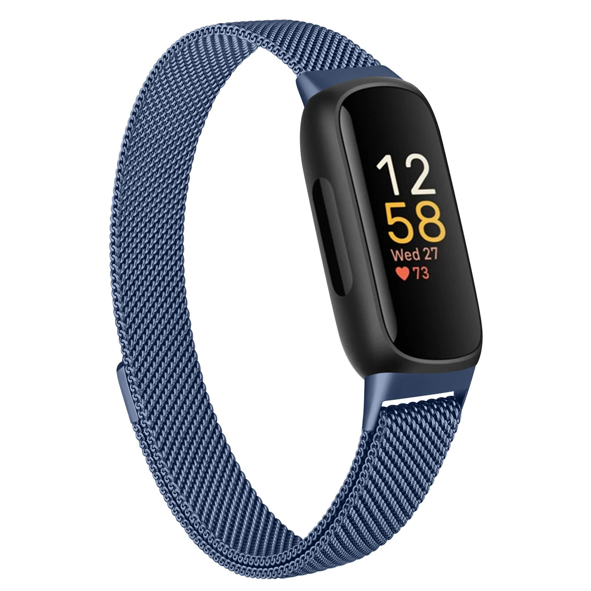 Bracelet à boucle magnétique en métal pour Fitbit Inspire 3, Bracelet de montre en acier inoxydable pour Fitbit Inspire 3