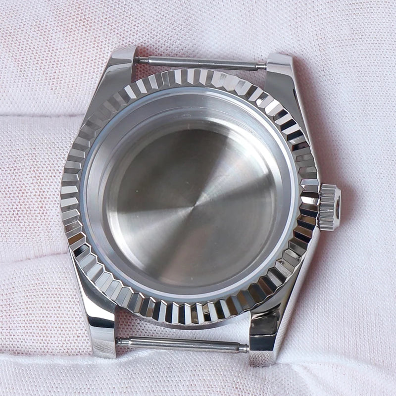 NH35 Watch Accessories, 36mm/39mm Stainless Steel Watch Case for Seiko NH35 NH38 NH36, 28.5mm Movement, Datejust Oyster Dial, Parts