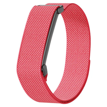 Nylon Watch Strap for Google Fitbit Air, Breathable Adjustable Sport Replacement Band, Lightweight with Metal Case