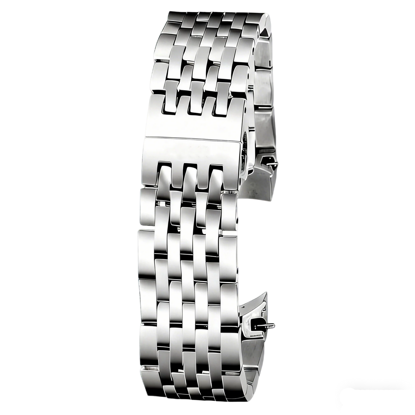 Cinturino in acciaio inossidabile da 19 mm per Tissot Le Locle, braccialetto di ricambio compatibile con orologio elegante Tissot, finitura argento lucido.