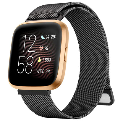 Bracelet magnétique en métal pour Fitbit Versa 1/Versa 2/versa 3/Versa 4, Bracelet pour Fitbit Versa Lite/Sense 2