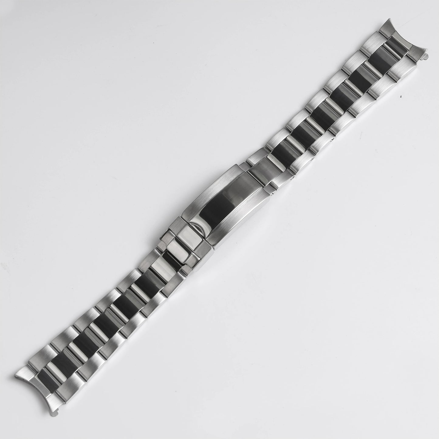 Bracelet de montre en acier inoxydable argenté mat poli de 19mm, pour SEIKO SNXS80 SNXS79 SNXS79K SNXS77K SNXS75 SNXS73, Bracelet de poignet en métal