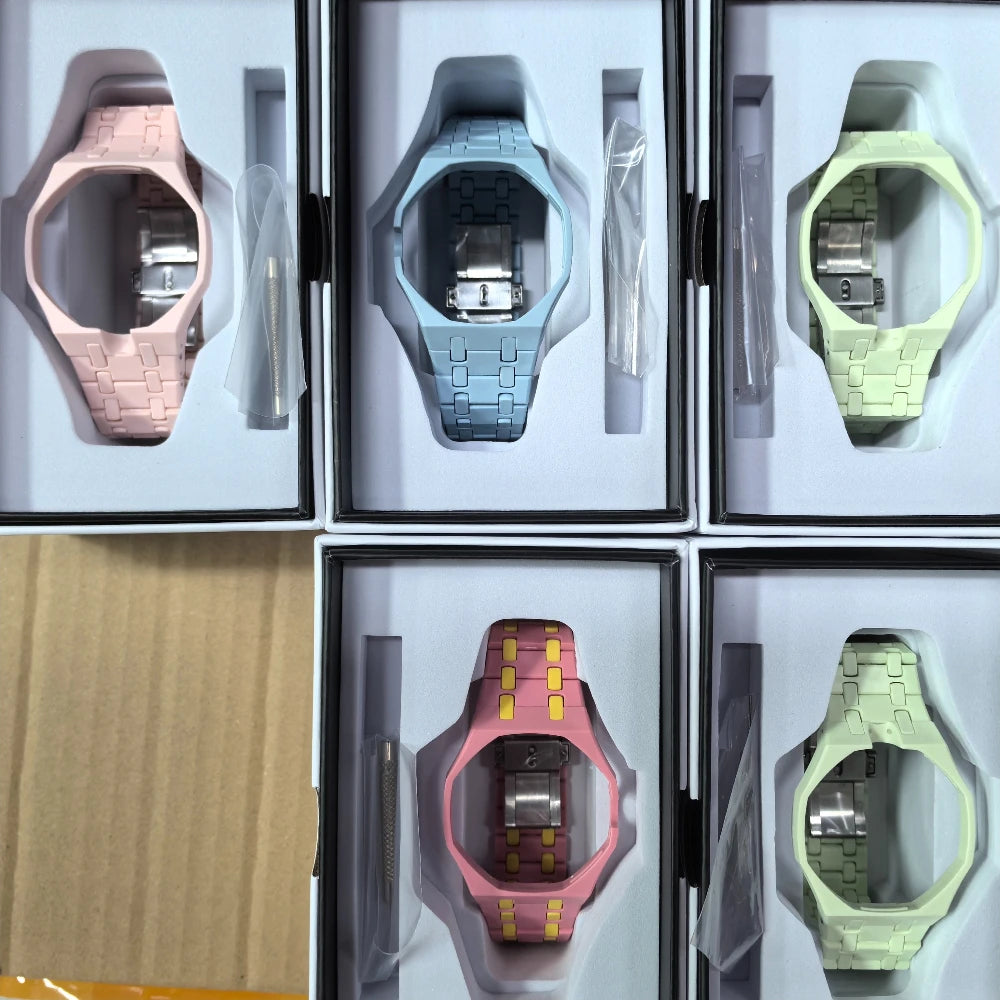 Kit de modification en céramique tendance pour Swatch X AP Royal POP Bioceramics, kit de modification de bracelet et de boîtier, accessoires pour montre-bracelet
