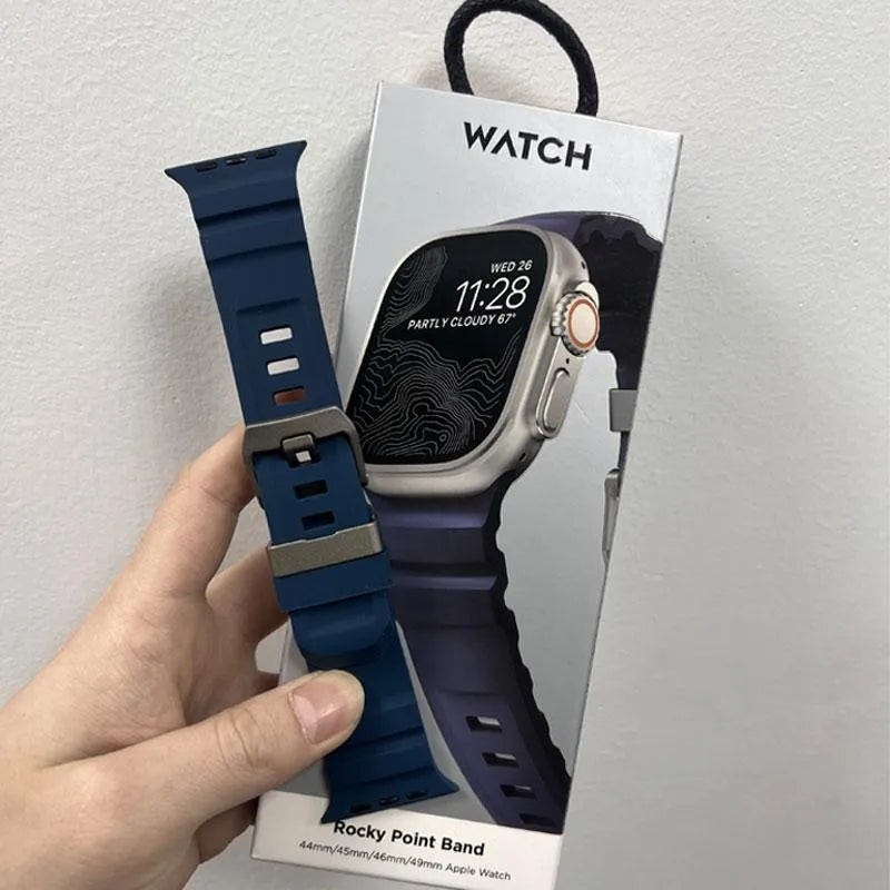 Bracelets sportifs pour Apple Watch SE Series Ultra 11/10/9/8/7/6/5/4/3/2/1, 49 mm, 46 mm, 45 mm, 44 mm, 42 mm, Sport