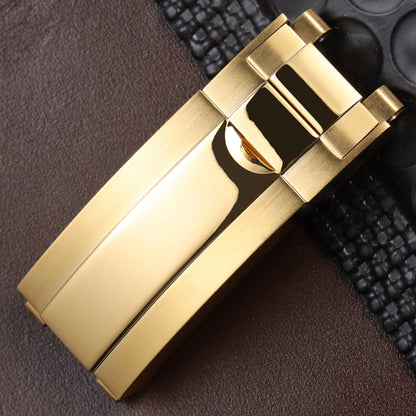 Fermoir de déploiement de verrouillage coulissant en acier inoxydable massif, 9mm x 9mm, haute qualité, pour Rolex Submariner GMT Daytona Date, boucle de montre en métal