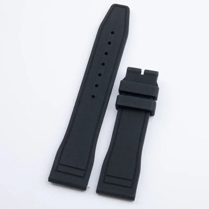 Pour bracelet Tudor Heritage Pelagos GMT Black Bay bracelet de montre souple 39/41mm bracelet de montre en caoutchouc fluoré naturel FKM 20mm
