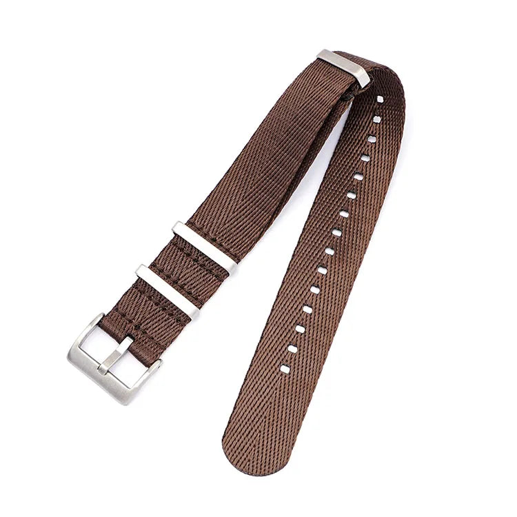 Bracelet NATO 20mm 22mm 24mm Bracelet de montre en Nylon pour Omega Seamaster 300 Bracelet de remplacement de sport de plongée noir avec ceinture