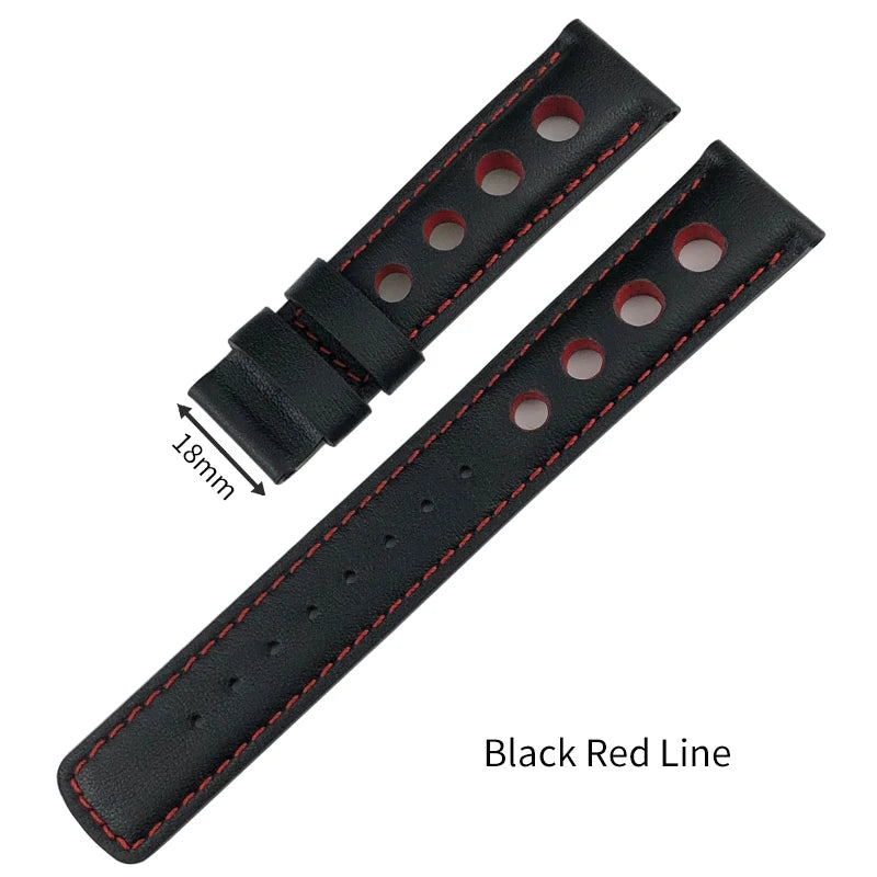 Bracelet de montre en cuir véritable pour hommes, 20mm, boucle papillon, pour Tissot T91 Racing Sports 1853 PRS516 T044