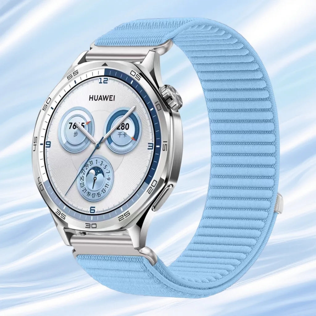 Cinturino classico in nylon intrecciato da 20mm 22mm per Samsung Galaxy Watch 7 6 5 4/3 41mm 45mm/Active 2/Gear S3 Frontier