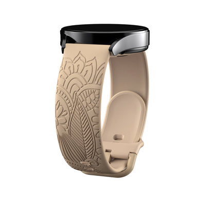 Graviertes Armband 18/20/22mm für Samsung Galaxy Watch 7/6/5/4/FE (40/44mm) Gear S3, klassisches Silikonarmband 43/45mm Active 2