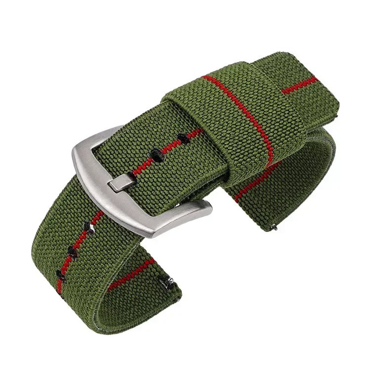 Bracelet de montre en Nylon 18mm 20mm 22mm 24mm bracelet élastique tissé armée pour Seiko bracelet à dégagement rapide bracelet de montre de Sport militaire pour hommes