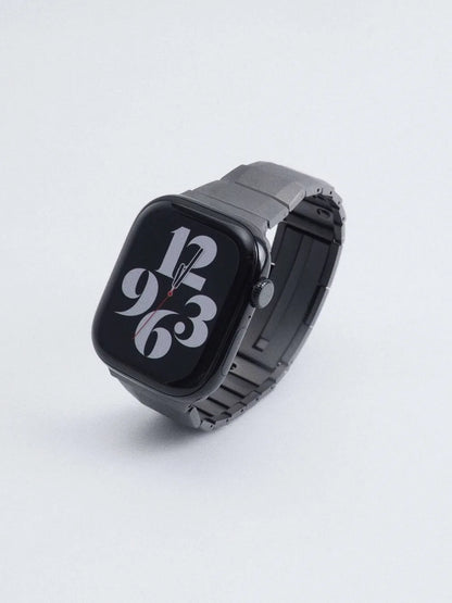 Bracelet de luxe en acier inoxydable pour Apple Watch Ultra 2 10 9 8 7 6 5 4, bracelet en métal pour iWatch 40mm 41mm 42mm 45mm 46mm 49mm