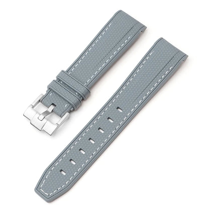 Bracelet de montre en caoutchouc et Silicone, 20mm, pour Omega X Swatch Joint MoonSwatch, pour Seamaster 300, pour hommes et femmes, extrémité incurvée