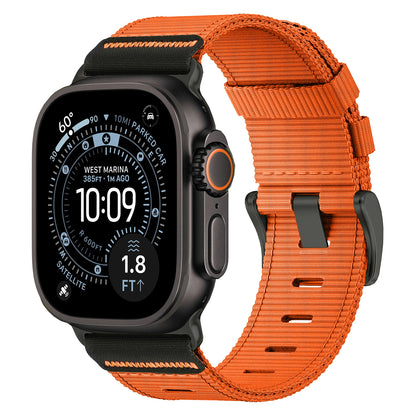 Nylon strap for Apple Watch, compatible with sizes 46mm, 42mm, 45mm, 44mm, 41mm, 40mm, 49mm, for iWatch Series 11, 10, 9, 8, SE, 7, 6, 5, Ultra, 3, 2