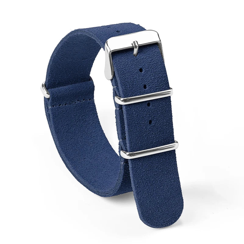 Bracelet en cuir suédé 22mm 20mm, universel pour Seiko, pour Samsung Galaxy Watch 5 4 3, bracelets de remplacement