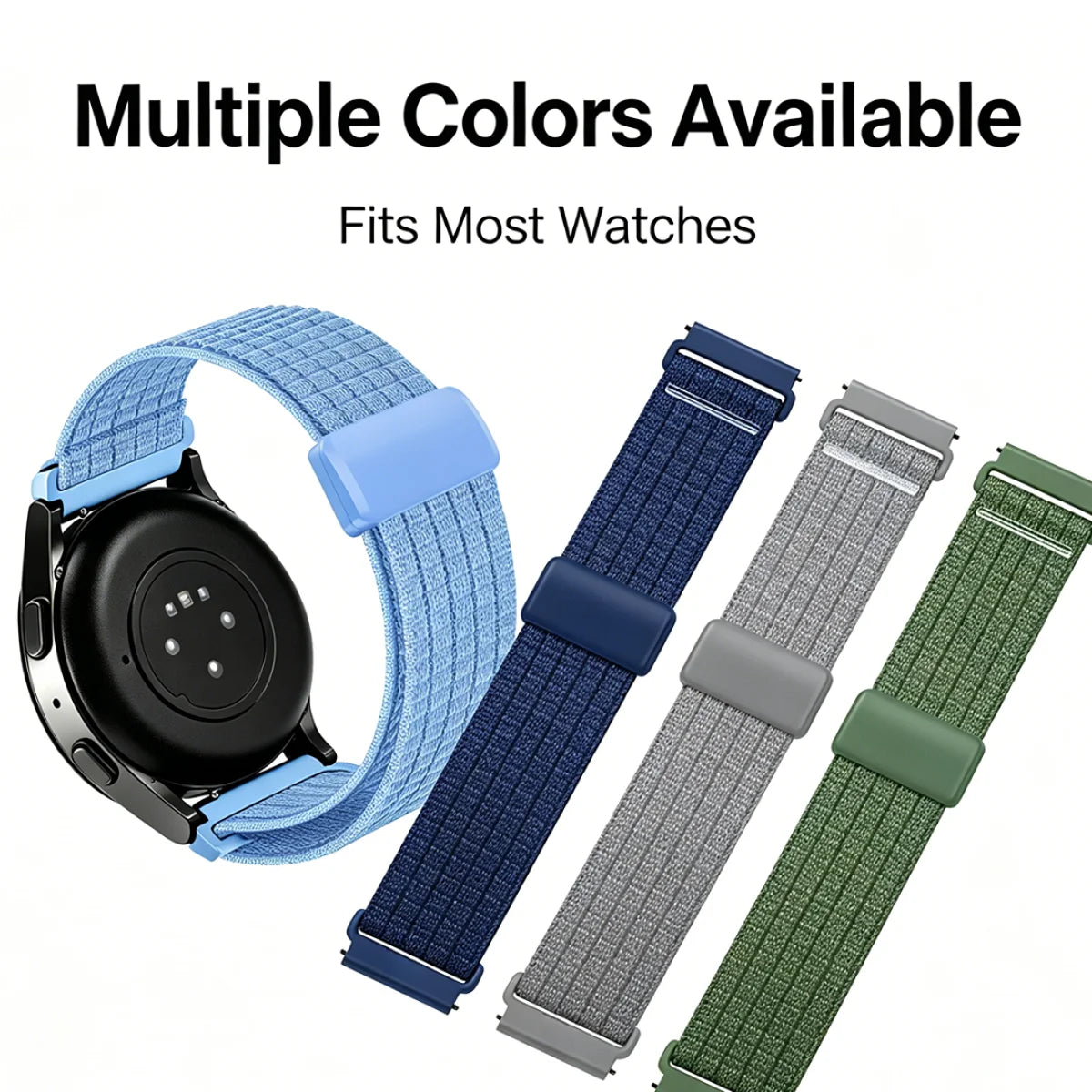 Cinturino in nylon da 18mm 20mm 22mm per orologio Garmin Vivoactive 3 4 4s 5 6, Venu 2 2s 3s SQ, Venu 4 41mm 45mm