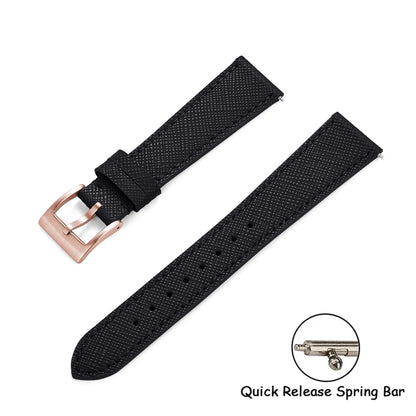 Cinturini per orologi in pelle di vitello di qualità cinturini per orologi in pelle Saffiano 18/19/20/21/22/23/24mm cinturini accessori per orologi