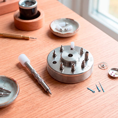Watch hand press fitting tool, hand pusher, alloy steel hand holder, repair tool for watchmakers
